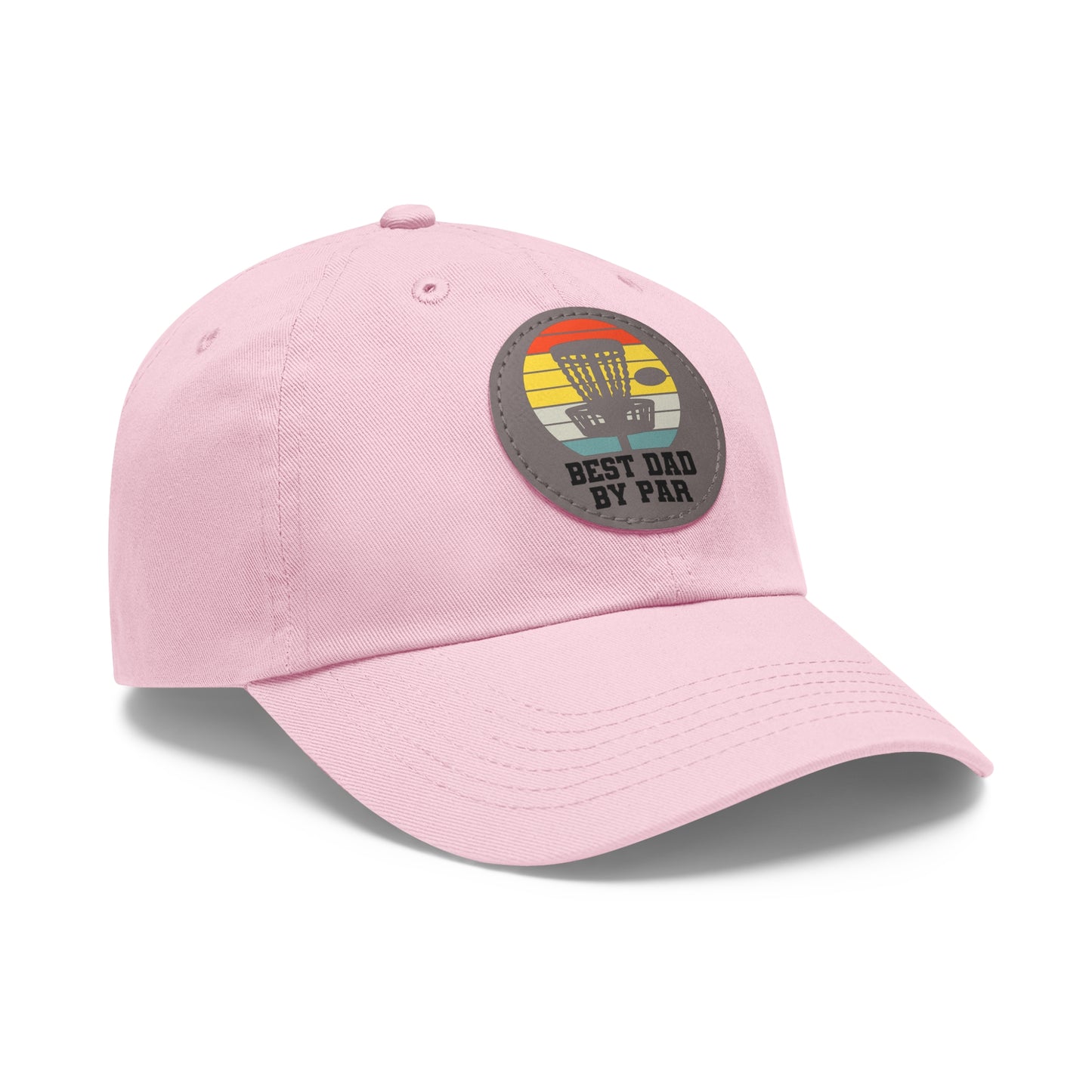 Flyin Colors Dad Hat with Leather Patch (Round) Best Dad