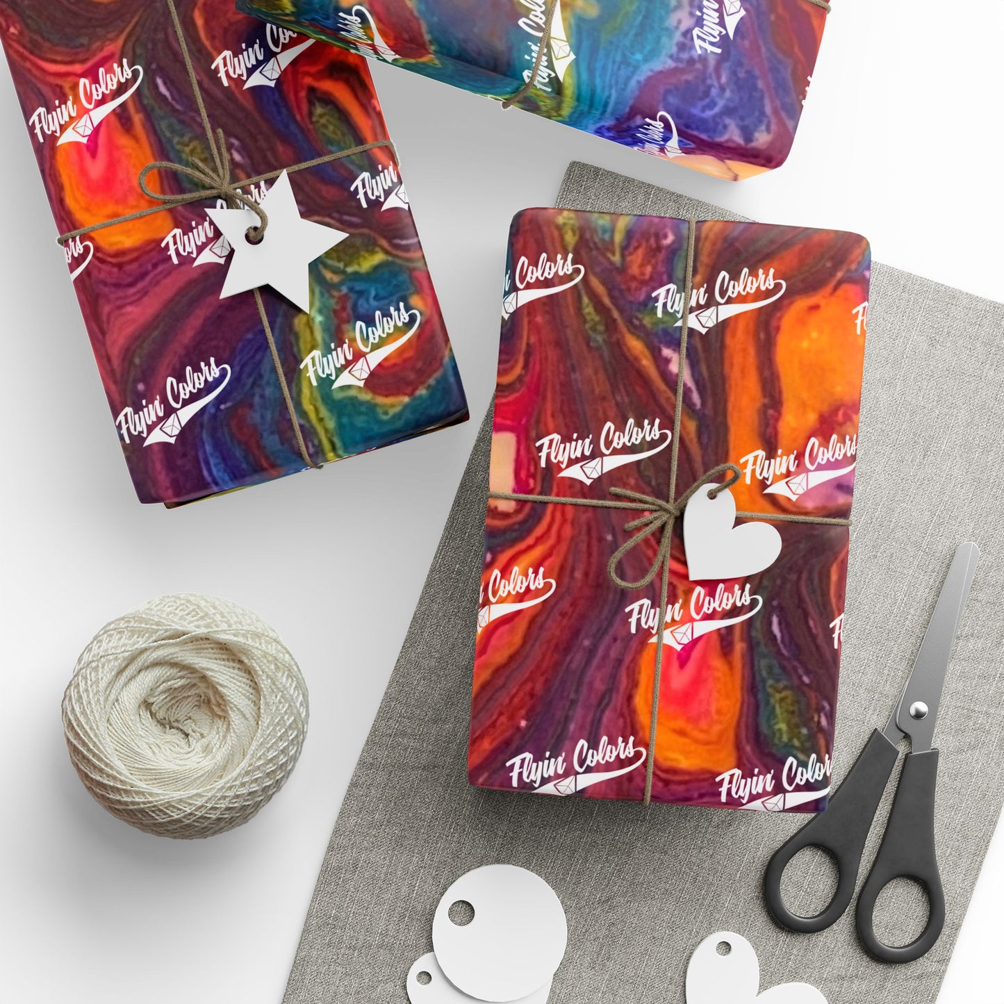 Flyin Colors Disc Golf Wrapping Papers #5 Flyin Colors Swoop Logo
