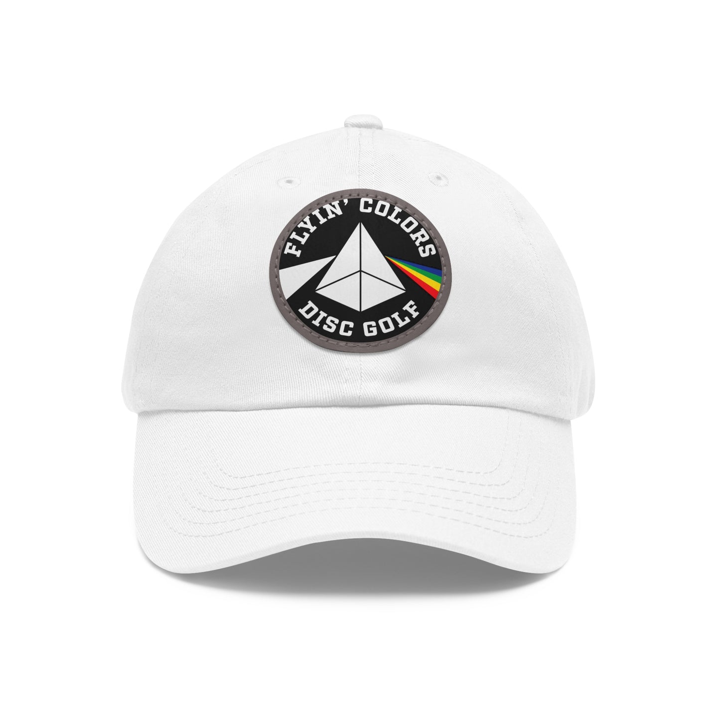 Flyin Colors Dad Hat with Leather Patch (Round)