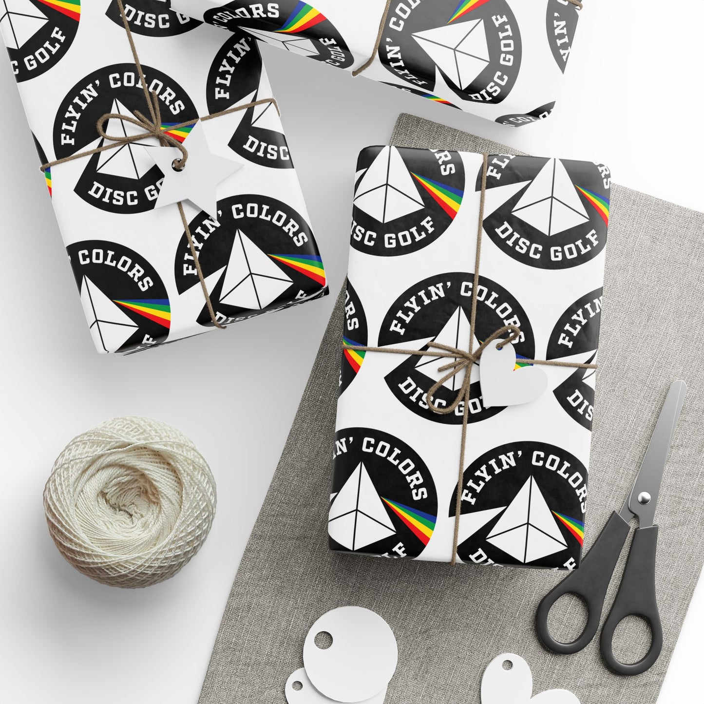 Flyin Colors Disc Golf Wrapping Papers #3 Flyin Colors Prism Logo