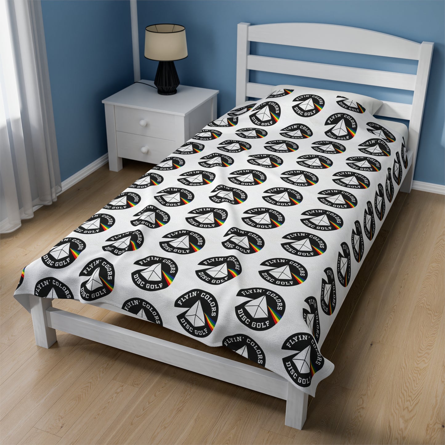 Flyin Colors Velveteen Plush Blanket with FlyinColors Prism Image