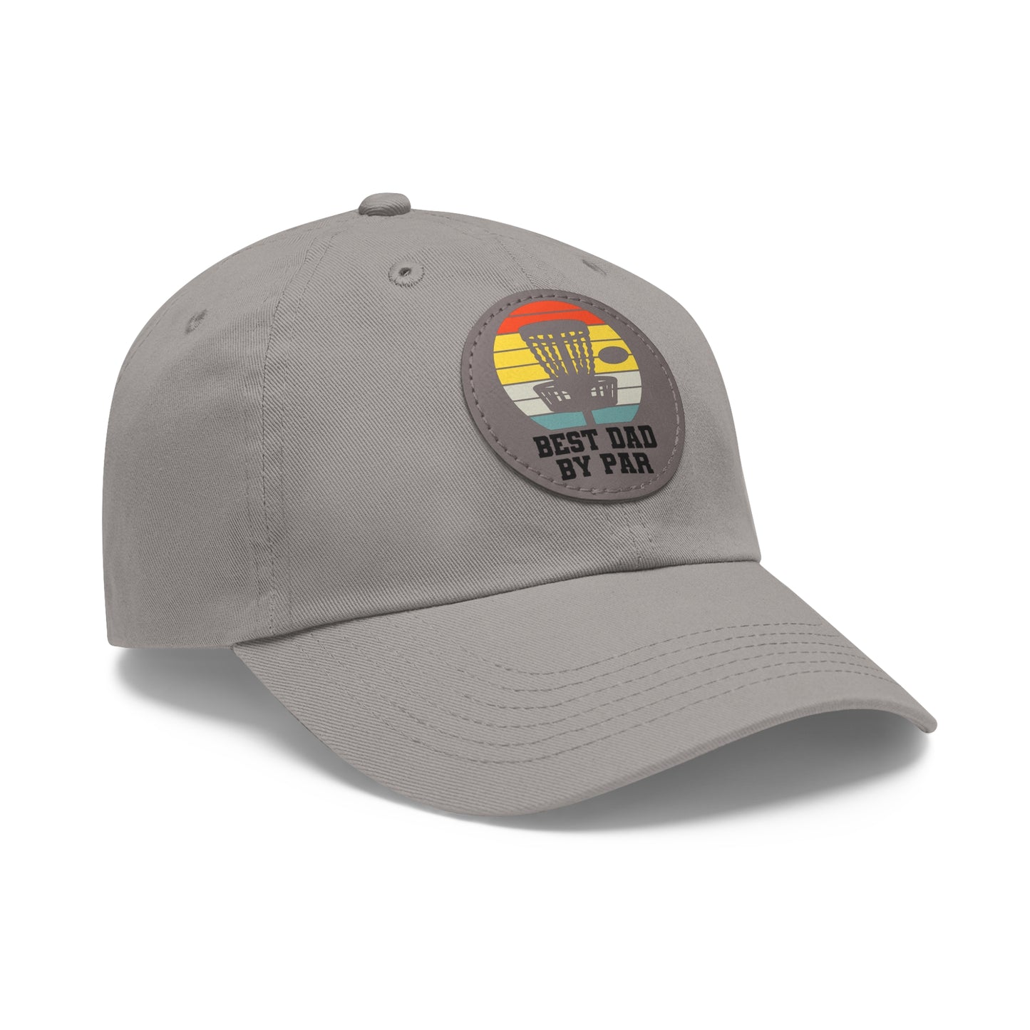 Flyin Colors Dad Hat with Leather Patch (Round) Best Dad