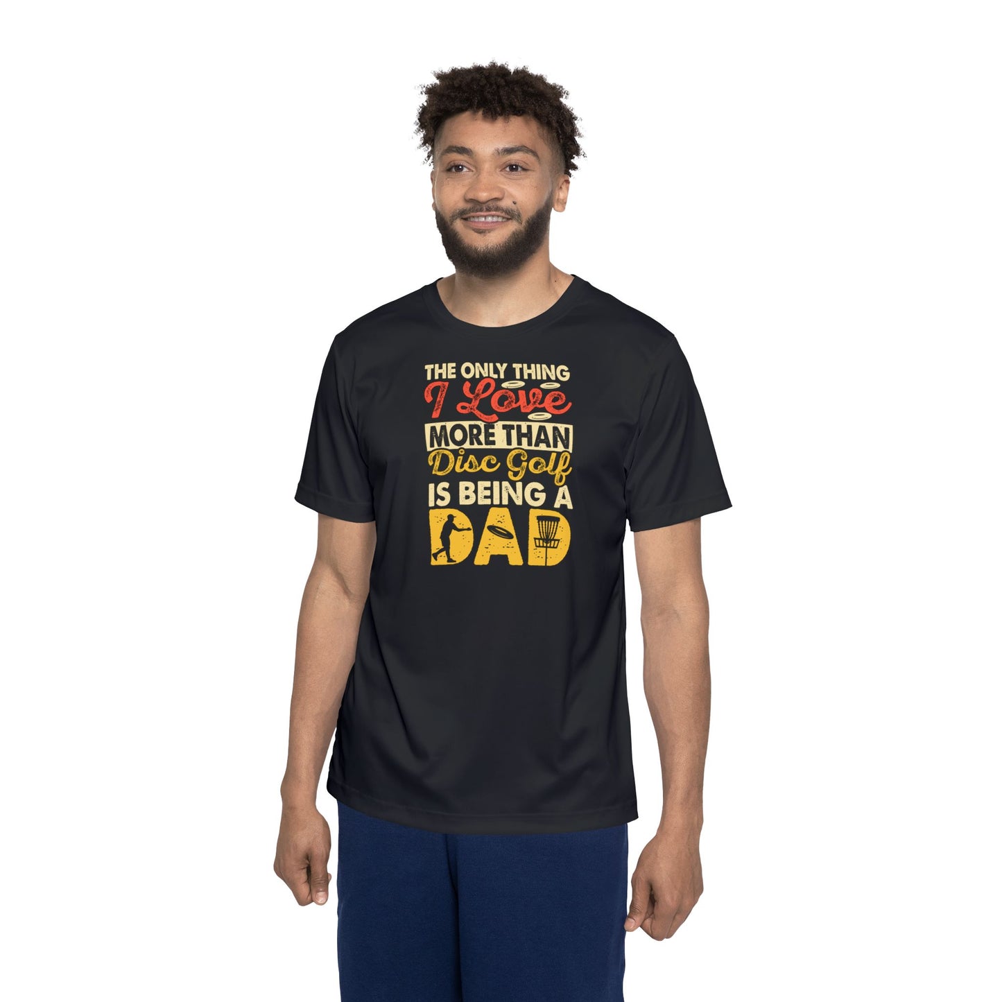 Flyin Colors Men's Sports Jersey with Being A Dad Logo