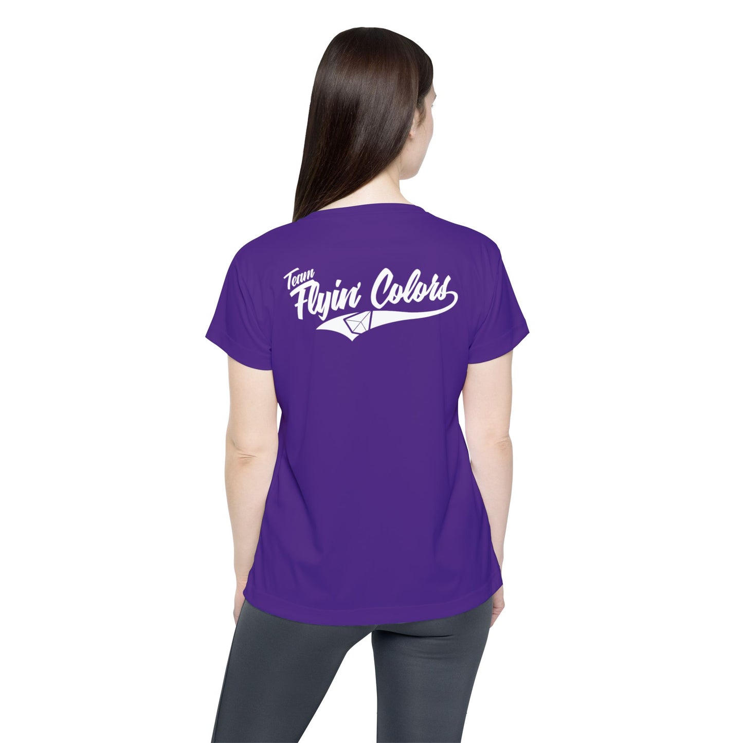 Women's Sports Purple Jersey Team Flyin Colors
