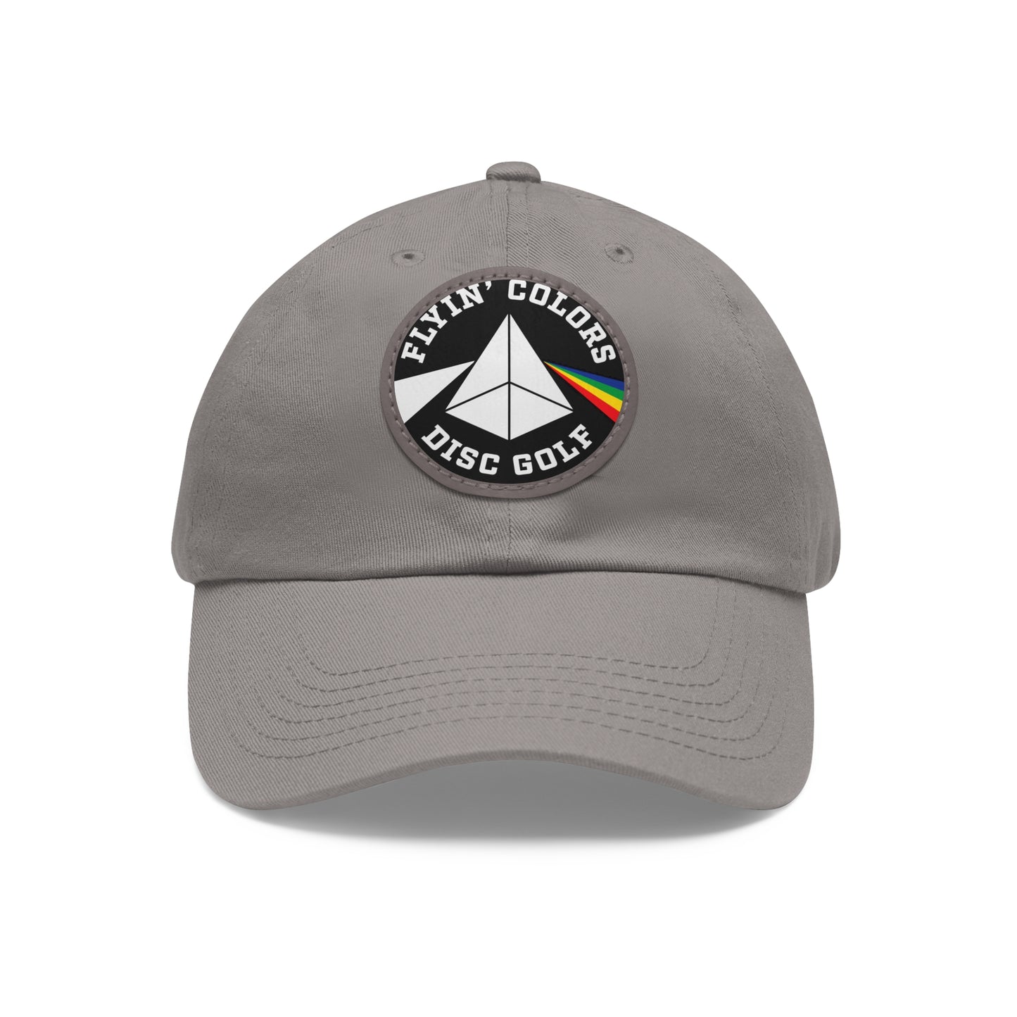 Flyin Colors Dad Hat with Leather Patch (Round)