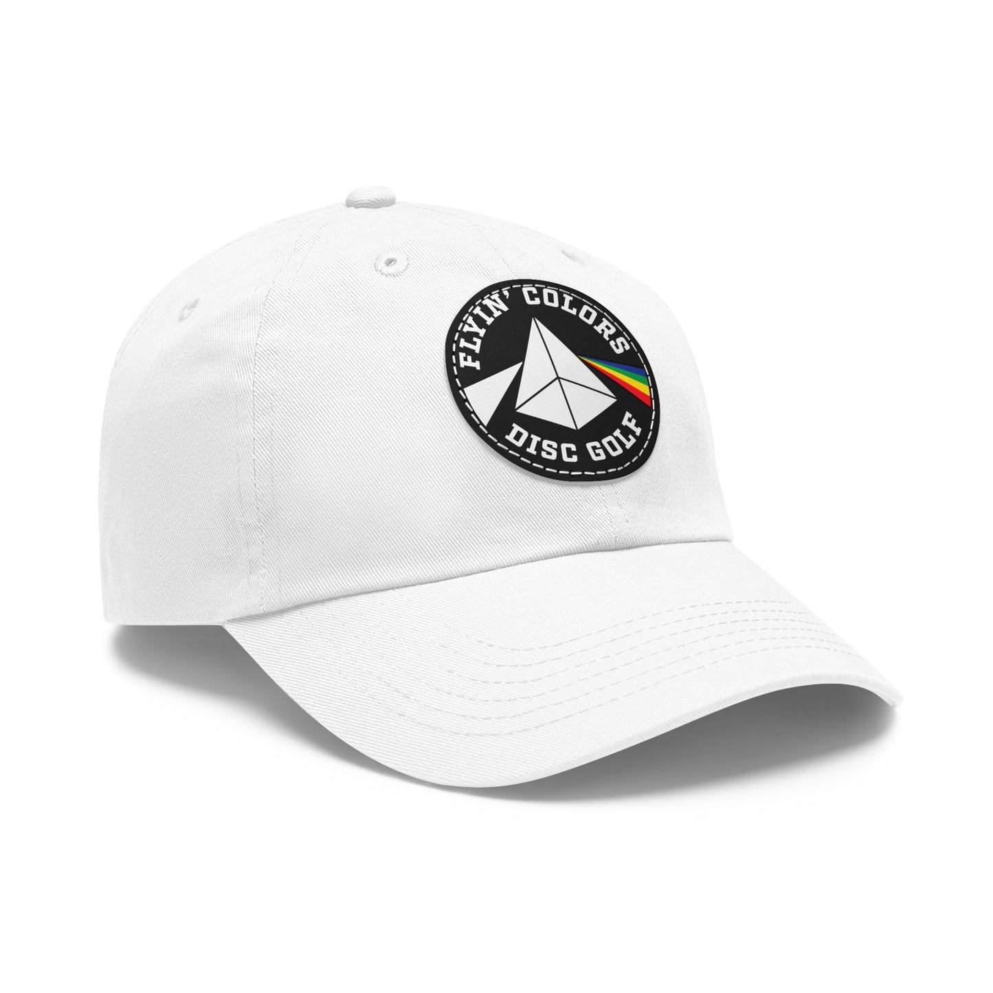 Flyin Colors Dad Hat with Leather Patch (Round)