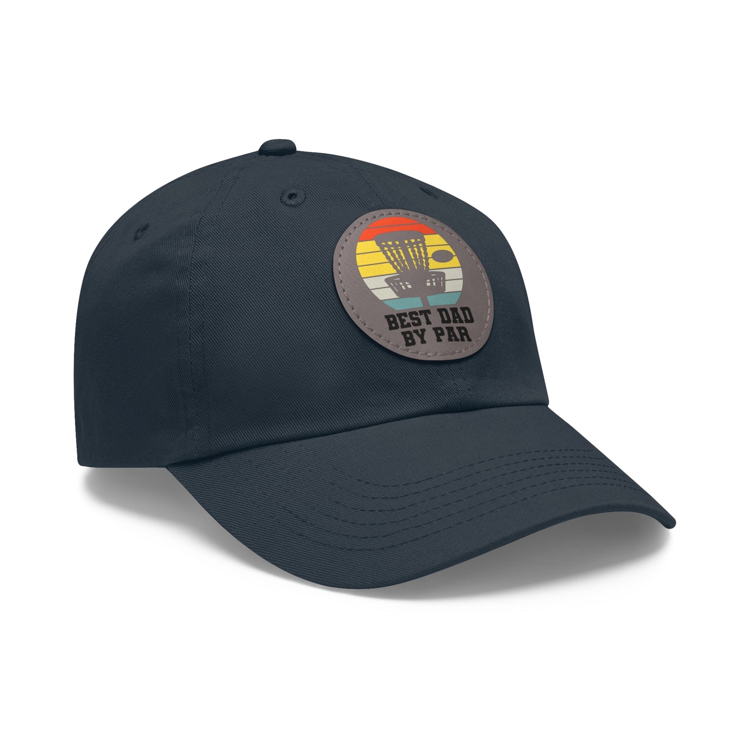Flyin Colors Dad Hat with Leather Patch (Round) Best Dad