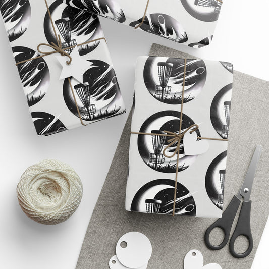 Flyin Colors Disc Golf Wrapping Papers #5 Moon/Basket Logo