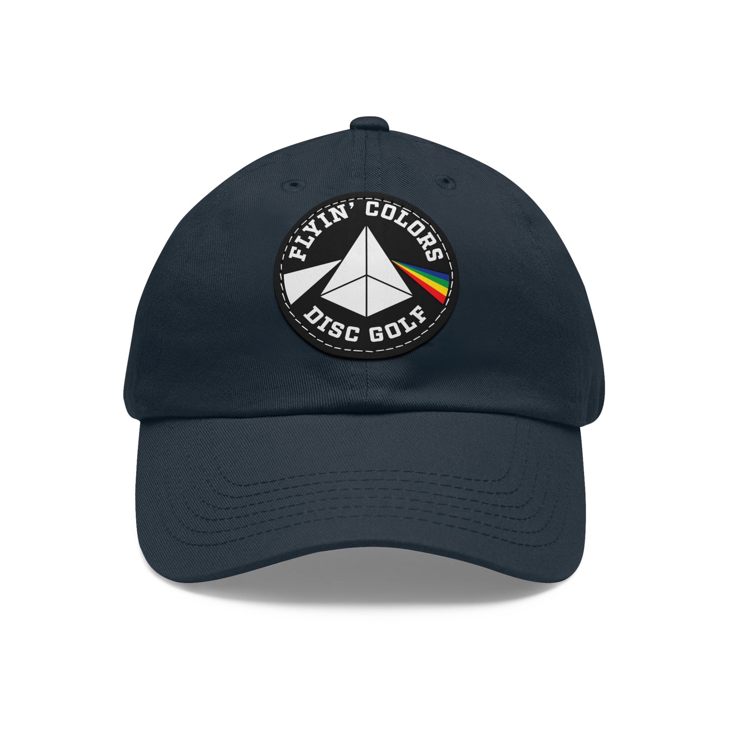 Flyin Colors Dad Hat with Leather Patch (Round)