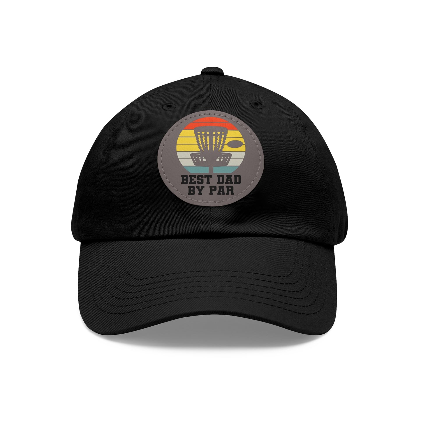 Flyin Colors Dad Hat with Leather Patch (Round) Best Dad