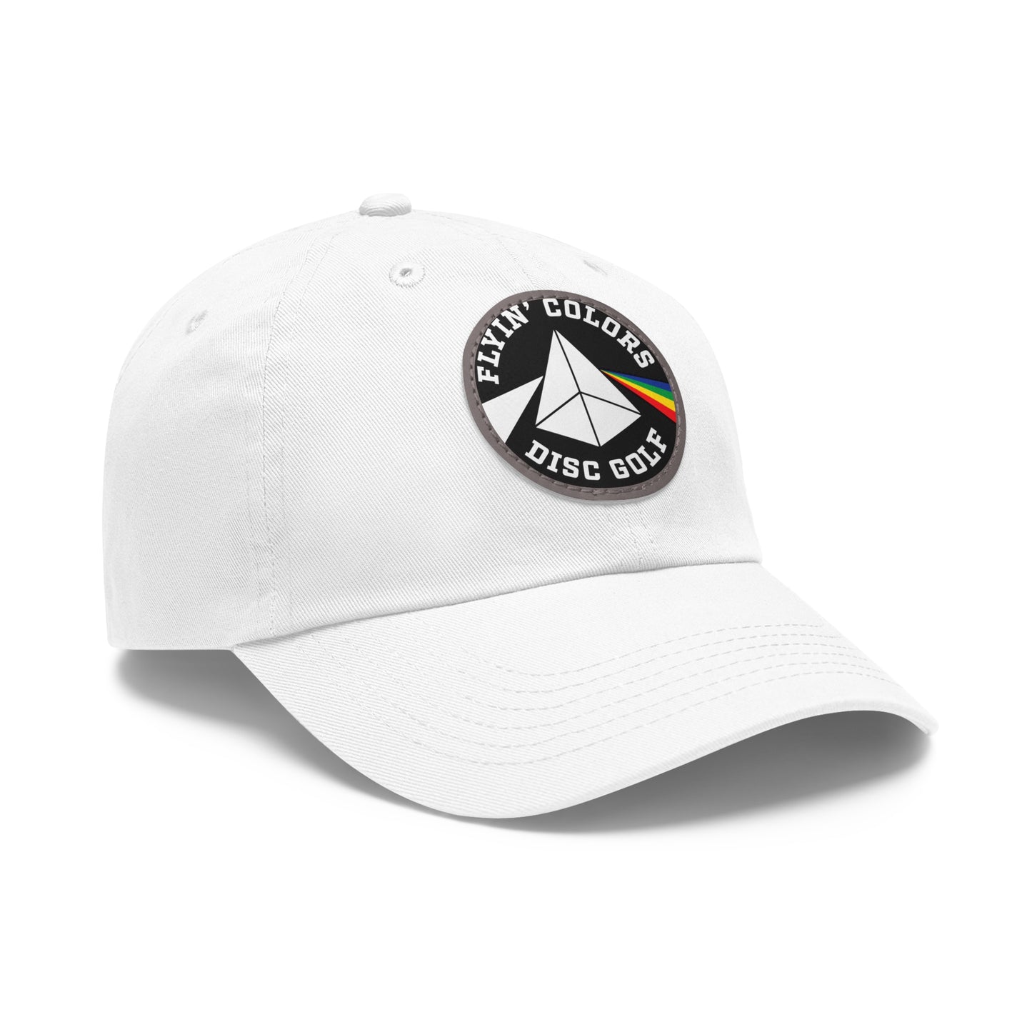 Flyin Colors Dad Hat with Leather Patch (Round)