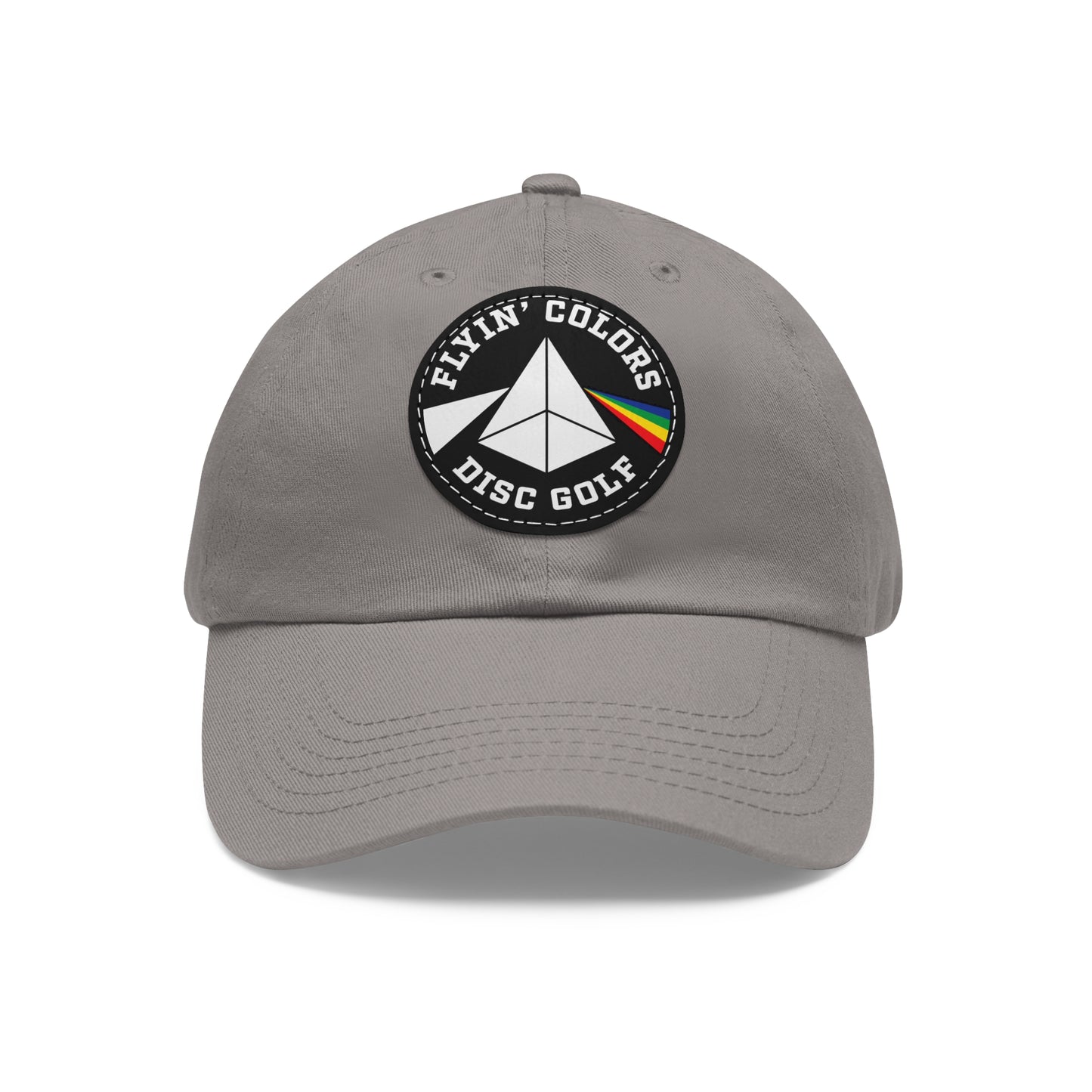 Flyin Colors Dad Hat with Leather Patch (Round)