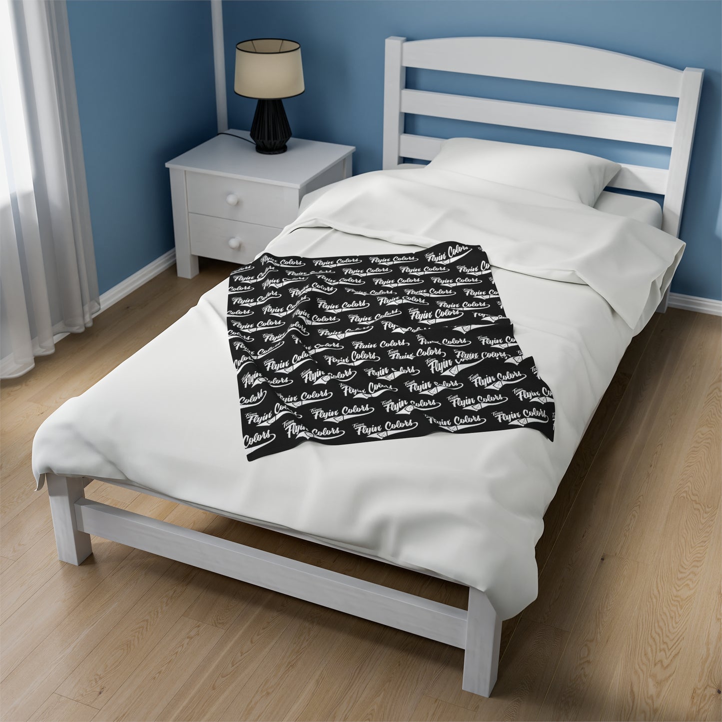 Flyin Colors Velveteen Plush Blanket with Team FlyinColors Image #4