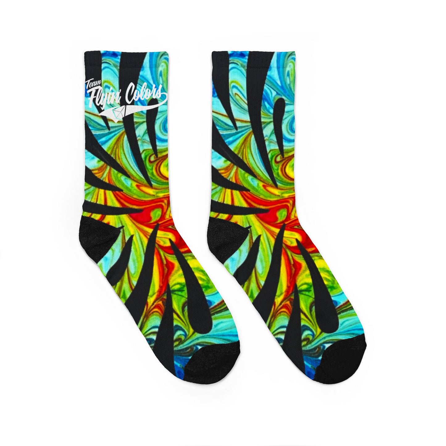 Team Flyin Colors Unisex Padded Crew Socks (DTG)