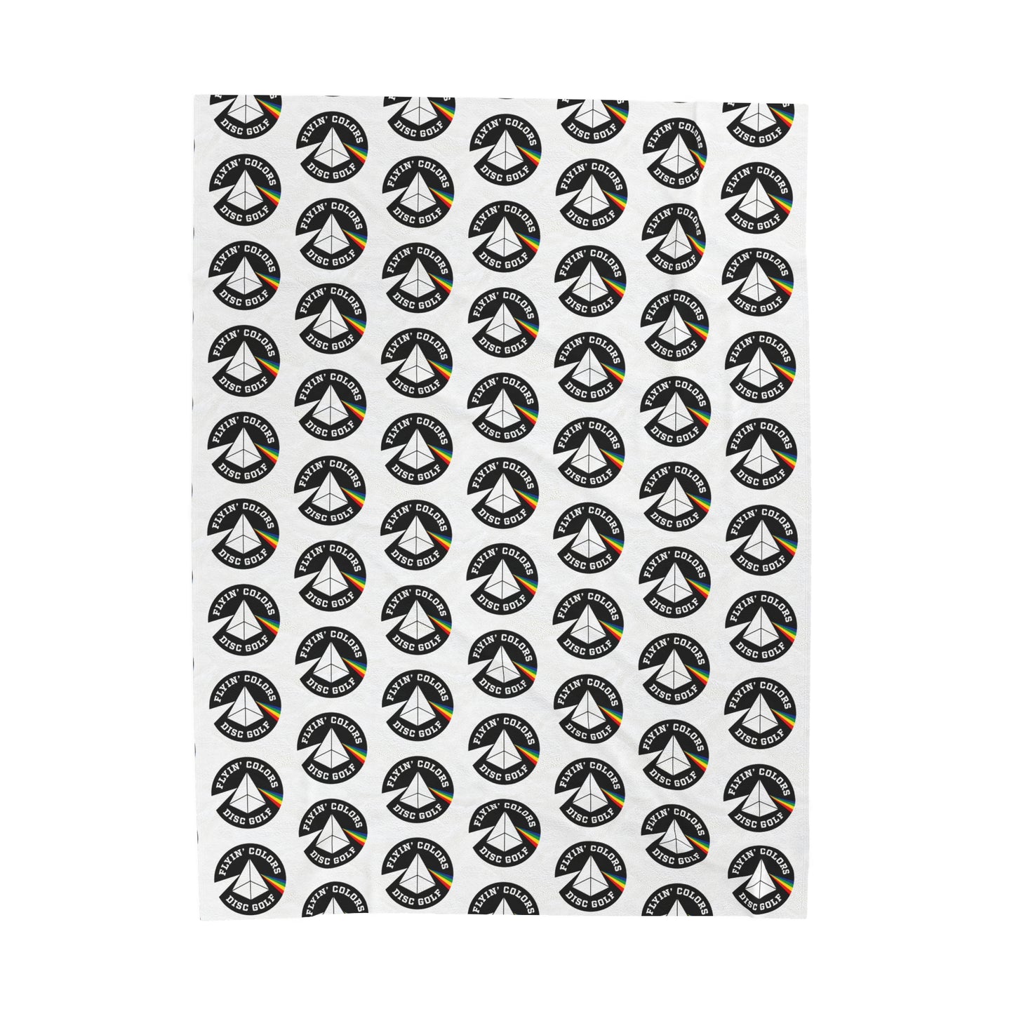 Flyin Colors Velveteen Plush Blanket with FlyinColors Prism Image