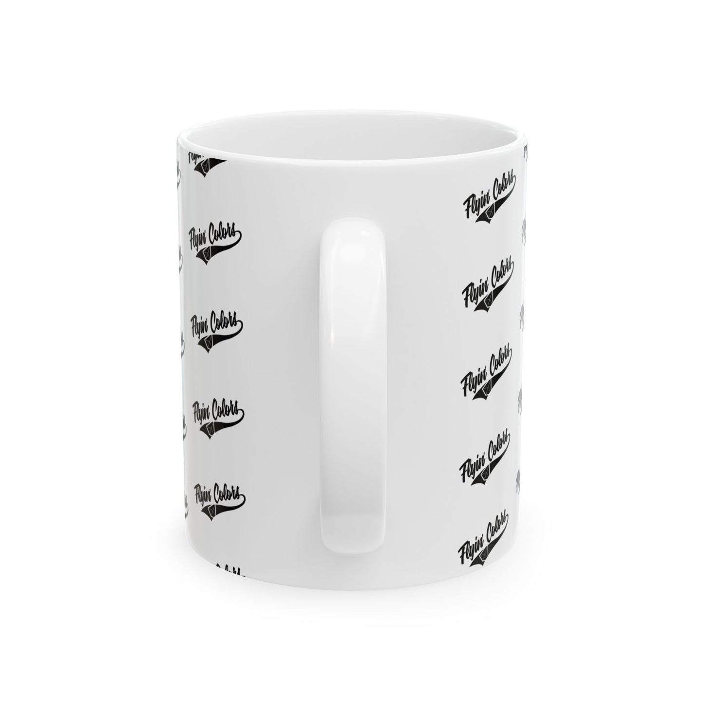 Flyin Colors Ceramic Mug, (11oz) Flyin'Colors Logo