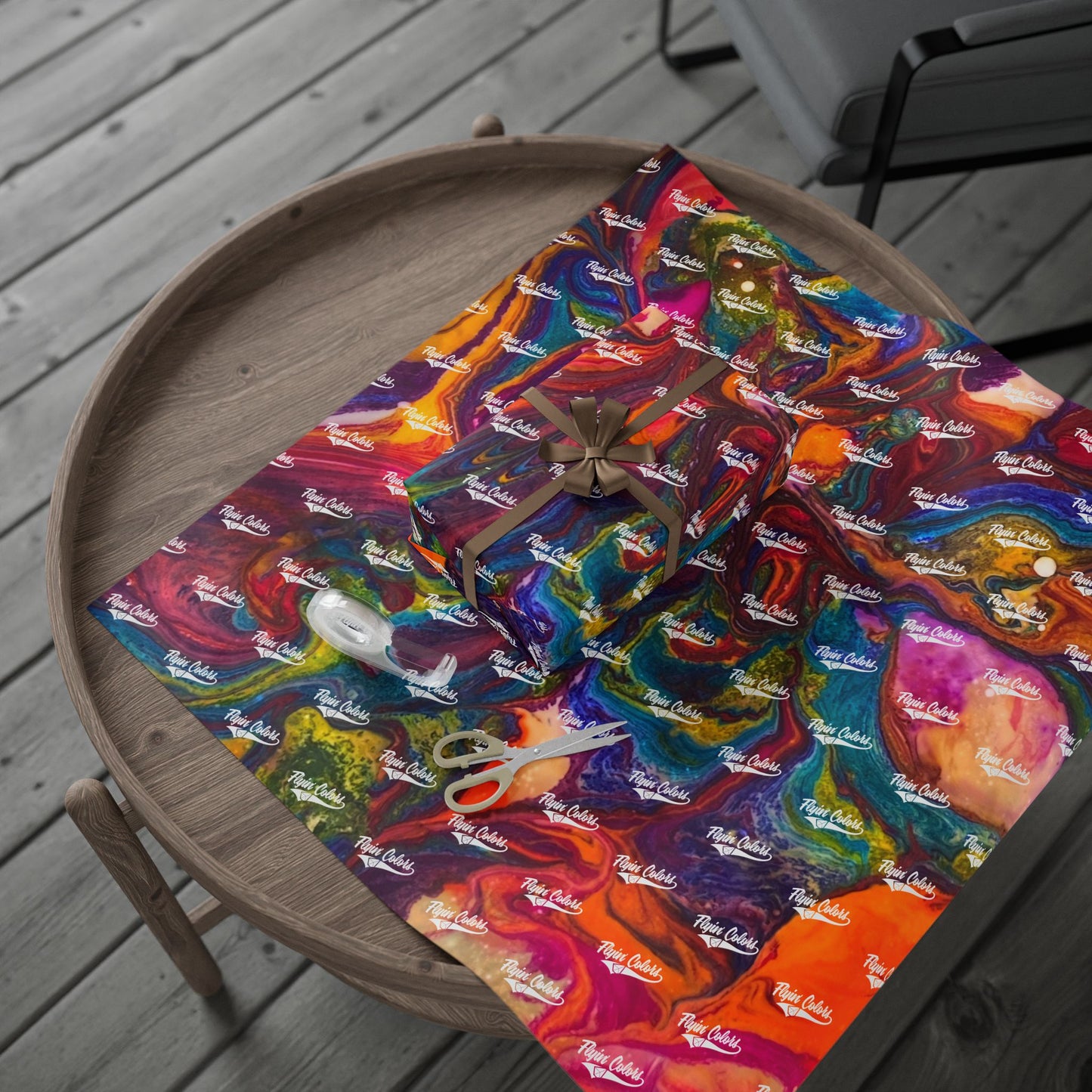 Flyin Colors Disc Golf Wrapping Papers #5 Flyin Colors Swoop Logo