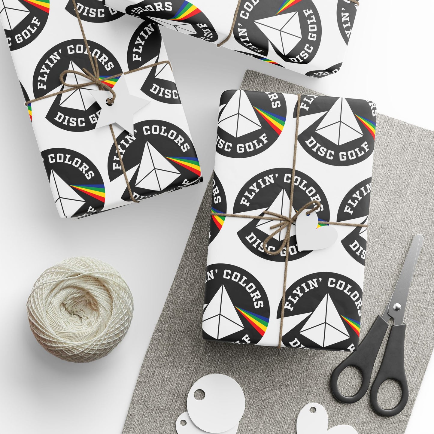 Flyin Colors Disc Golf Wrapping Papers #3 Flyin Colors Prism Logo