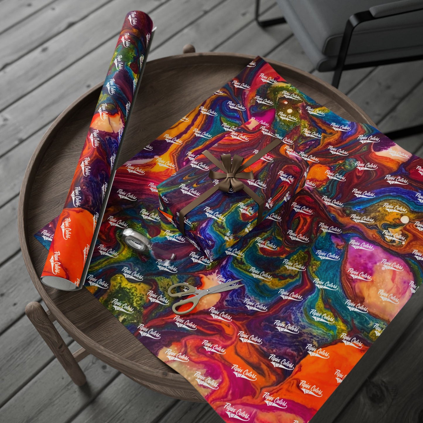 Flyin Colors Disc Golf Wrapping Papers #5 Flyin Colors Swoop Logo
