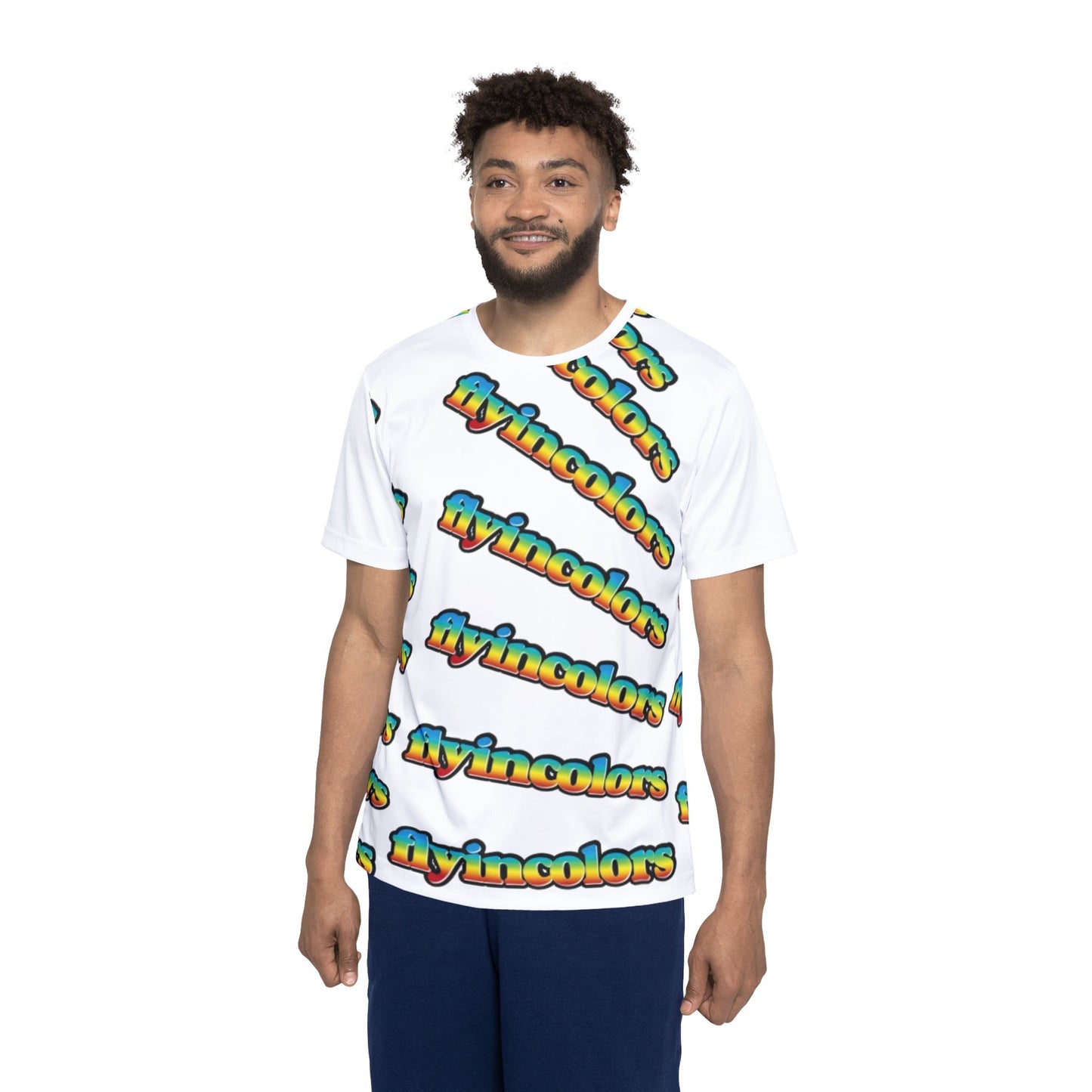Special Edition Men's Sports Jersey w/Custom Background Image by FlyinColors #8