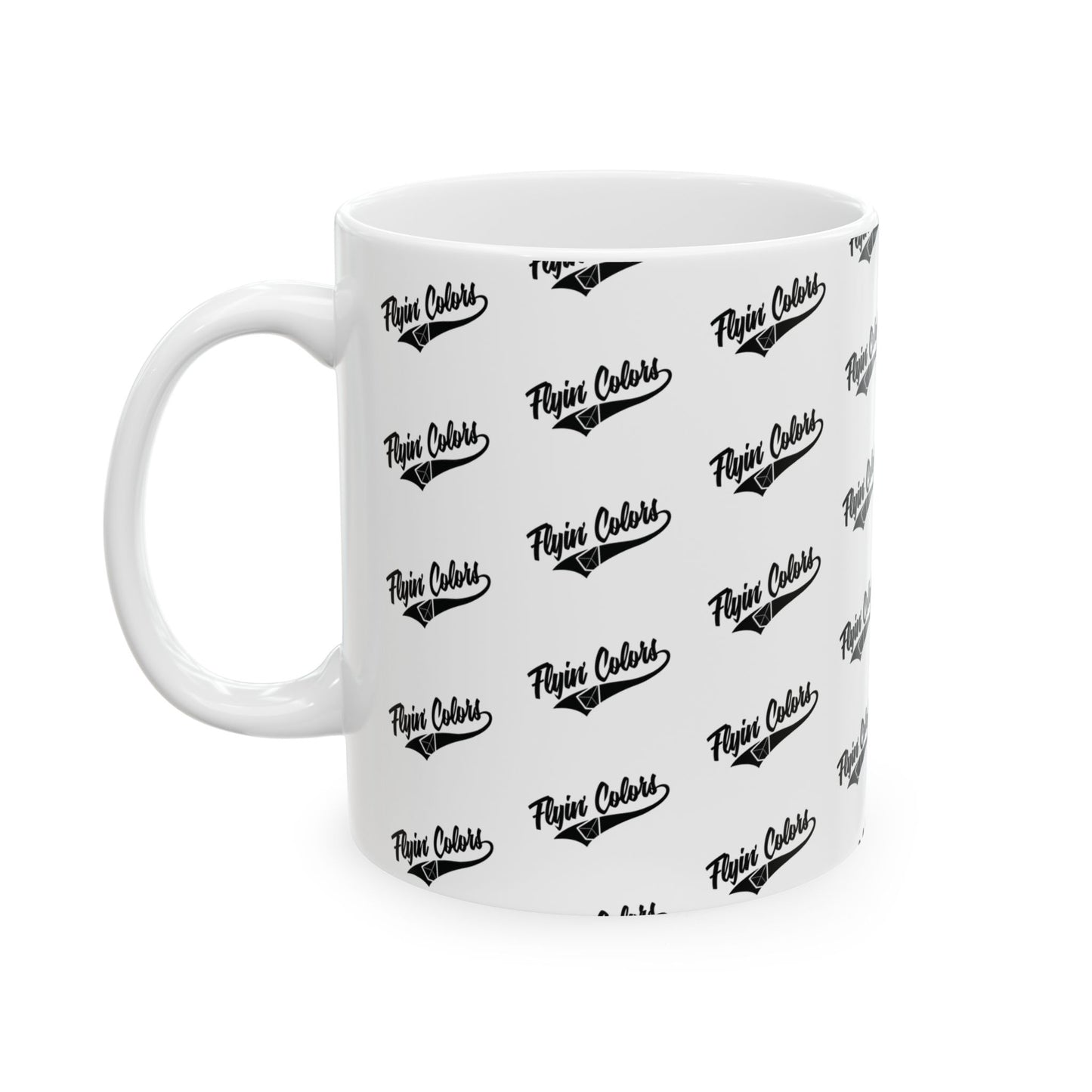 Flyin Colors Ceramic Mug, (11oz) Flyin'Colors Logo