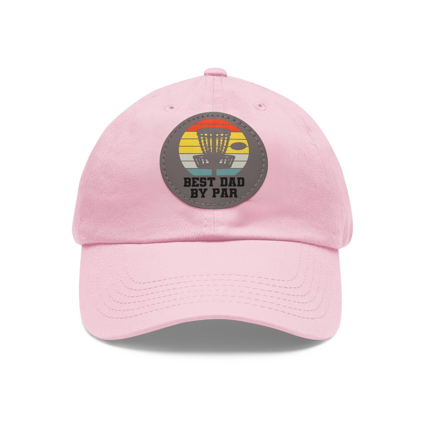 Flyin Colors Dad Hat with Leather Patch (Round) Best Dad