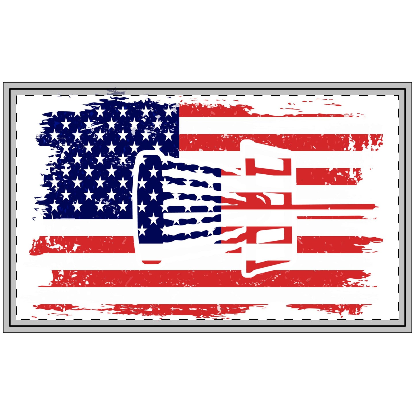 Disc Golf Flag Polyester Doormat