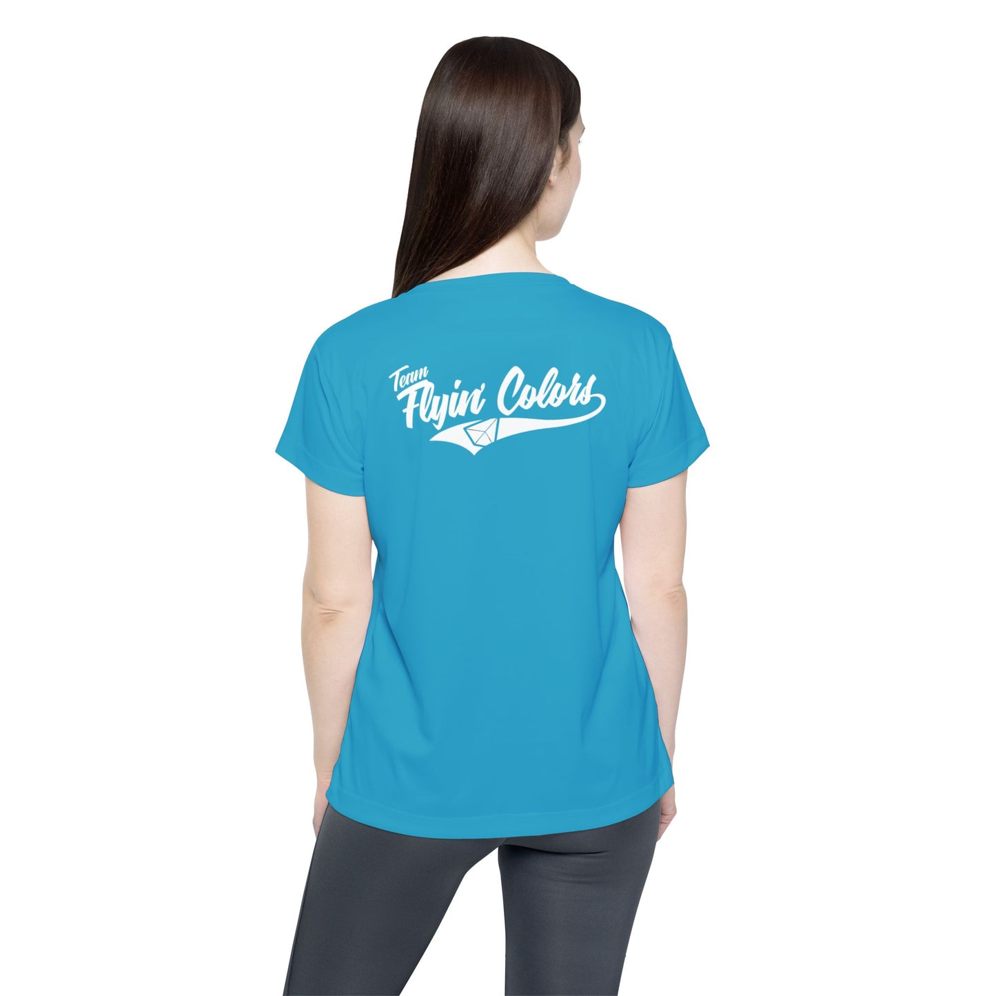 Women's Sports Turquoise Jersey Team Flyin Colors