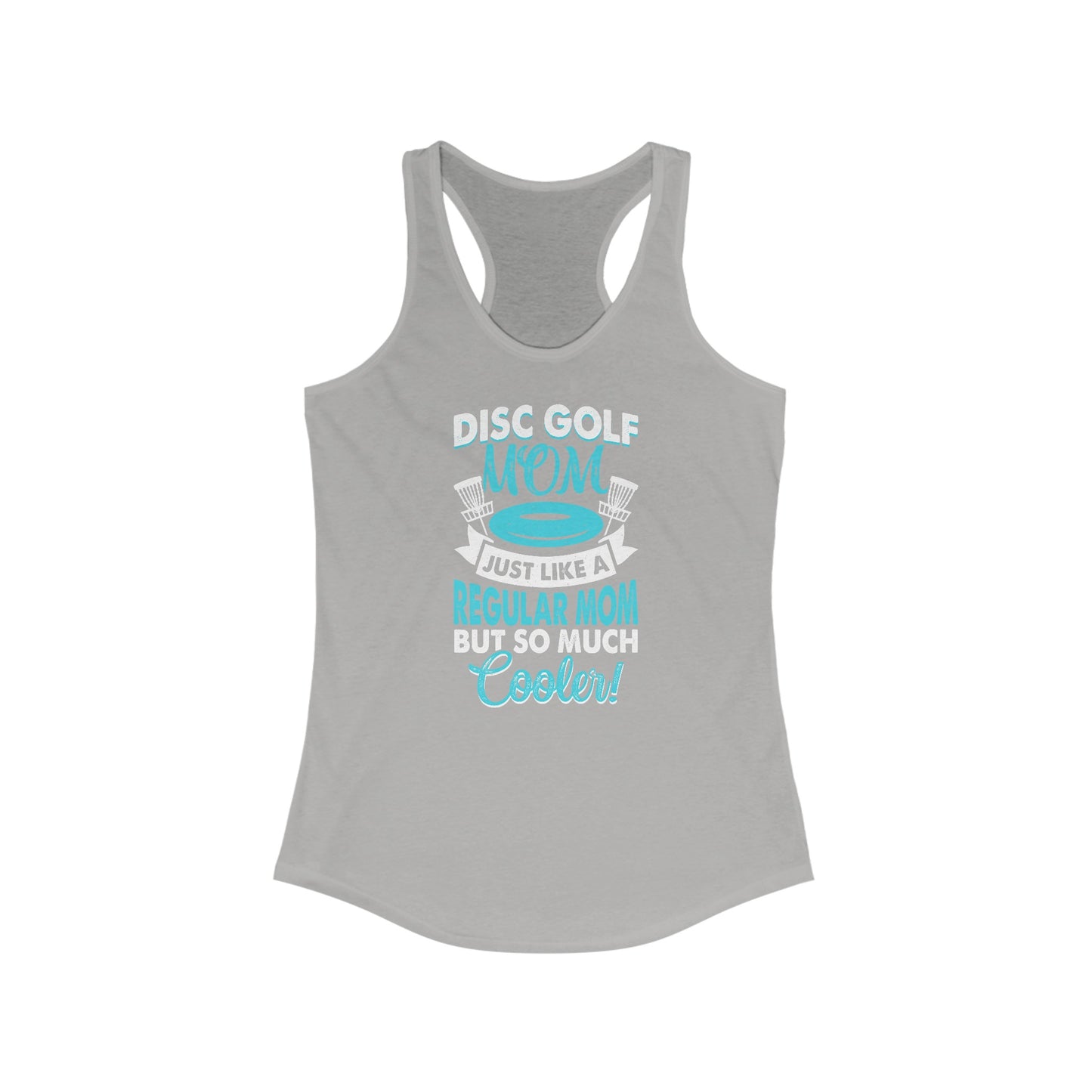 Women's Racerback Tank with Disc Golf Mom #2