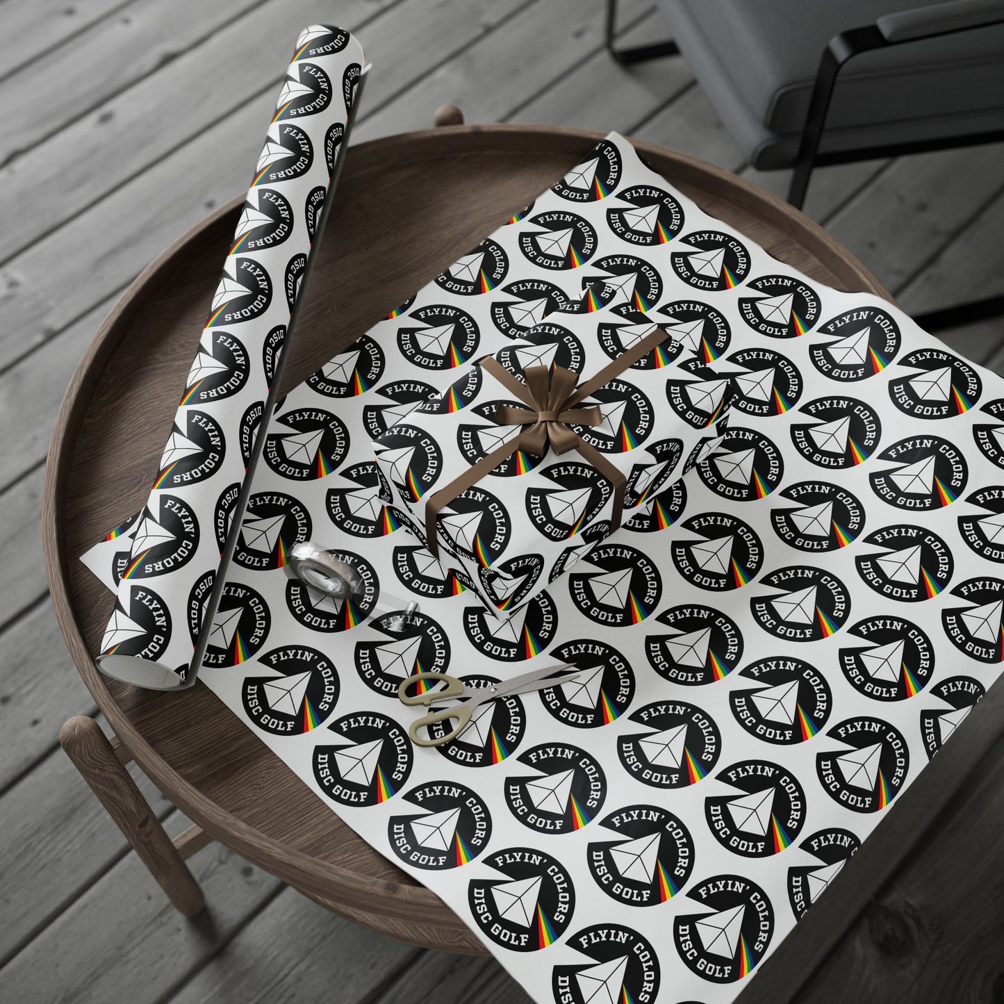 Flyin Colors Disc Golf Wrapping Papers #3 Flyin Colors Prism Logo
