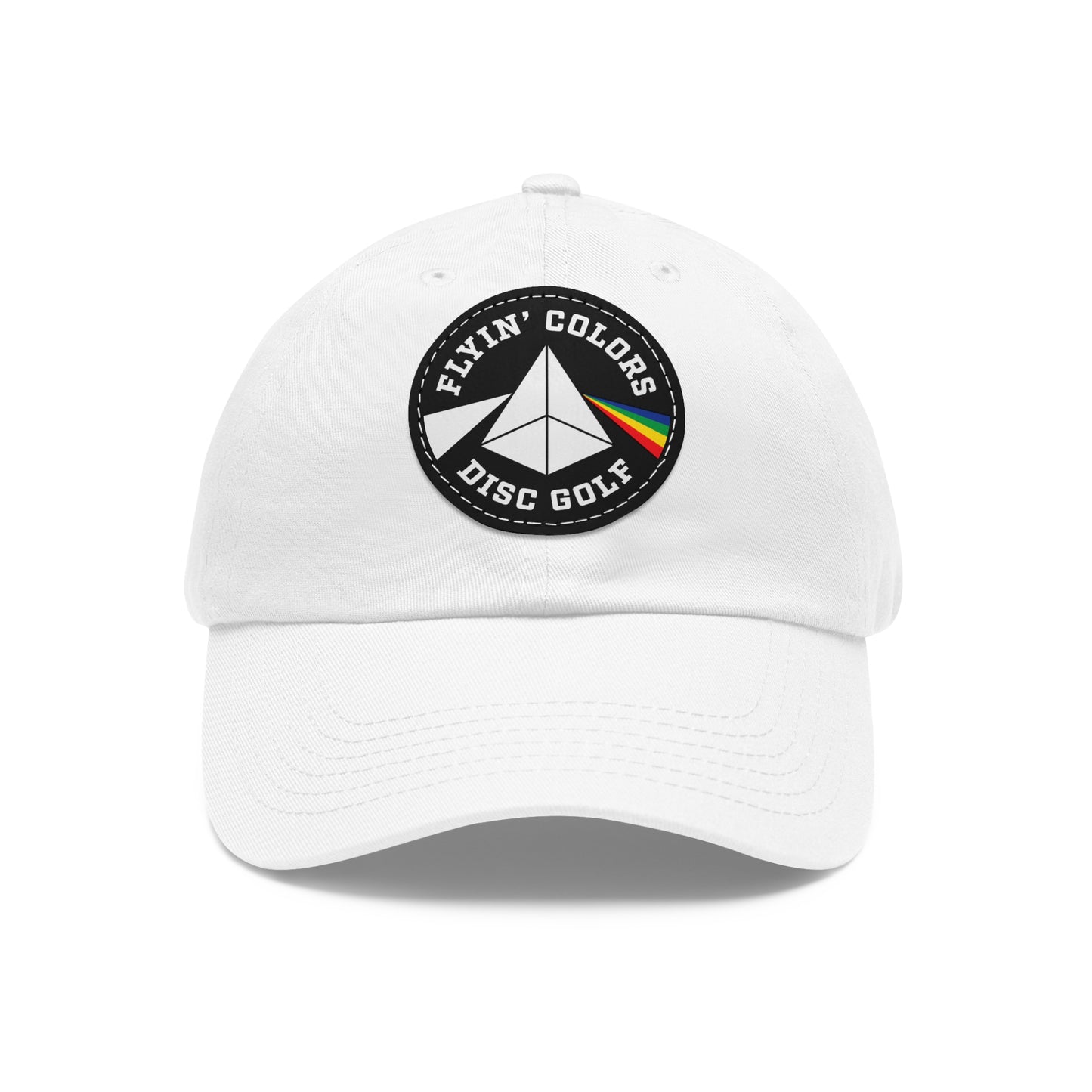 Dad Hat with Leather Flyin Colors Patch (Round)