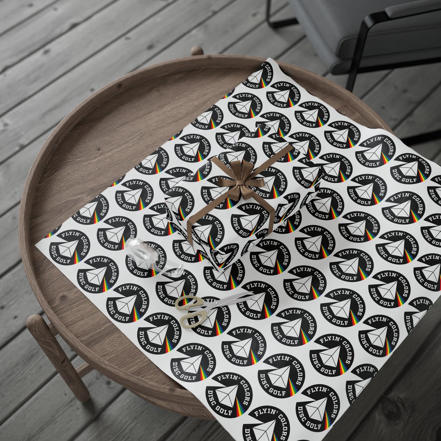 Flyin Colors Disc Golf Wrapping Papers #3 Flyin Colors Prism Logo