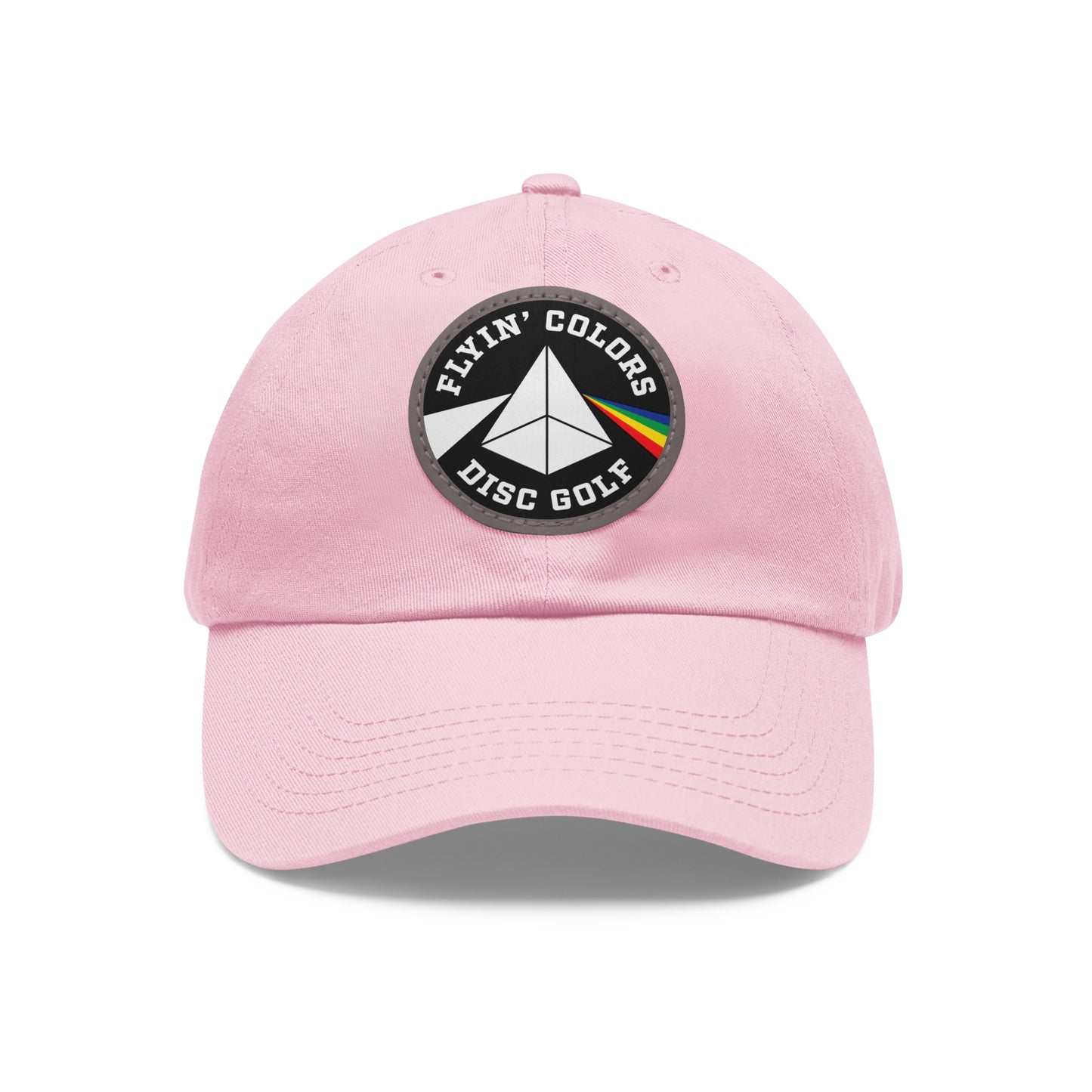 Dad Hat with Leather Flyin Colors Patch (Round)