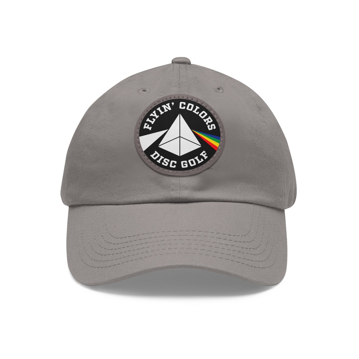 Dad Hat with Leather Flyin Colors Patch (Round)