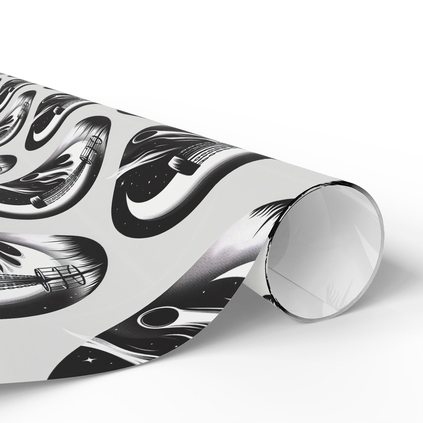 Flyin Colors Disc Golf Wrapping Papers #5 Moon/Basket Logo
