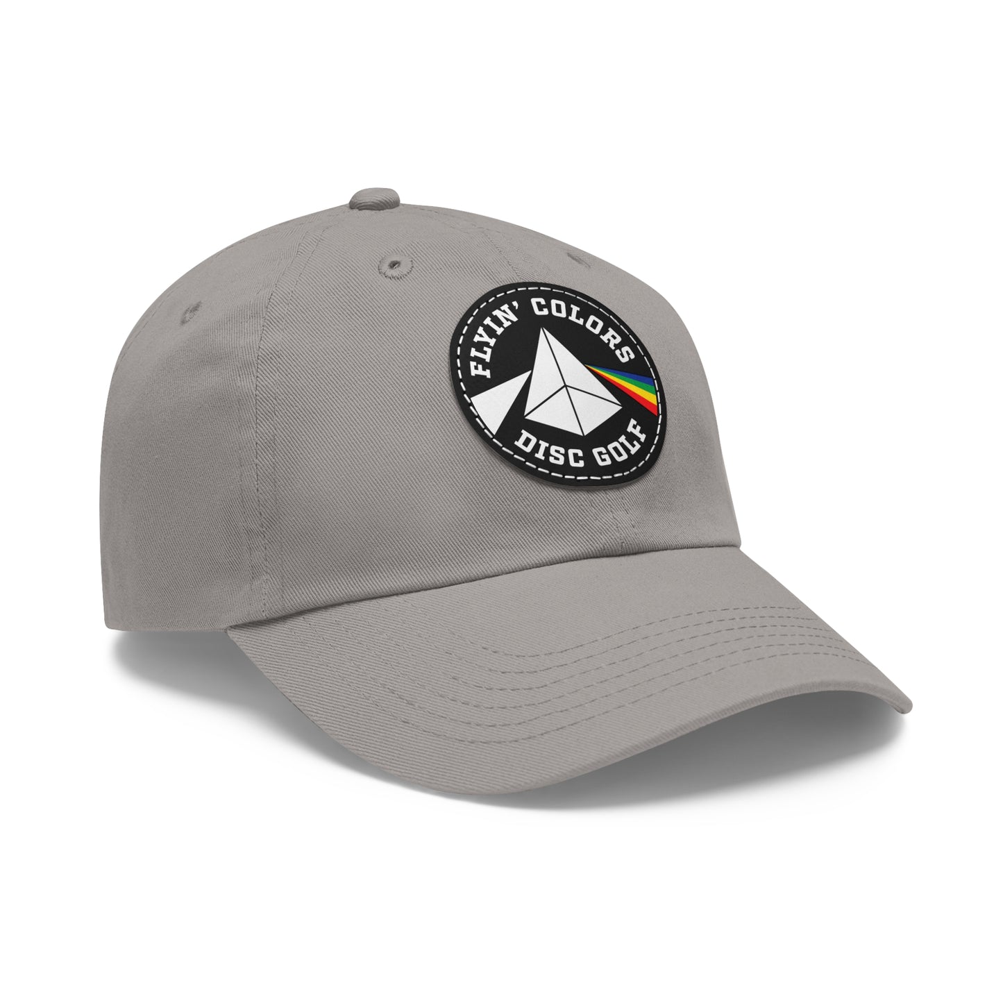 Dad Hat with Leather Flyin Colors Patch (Round)