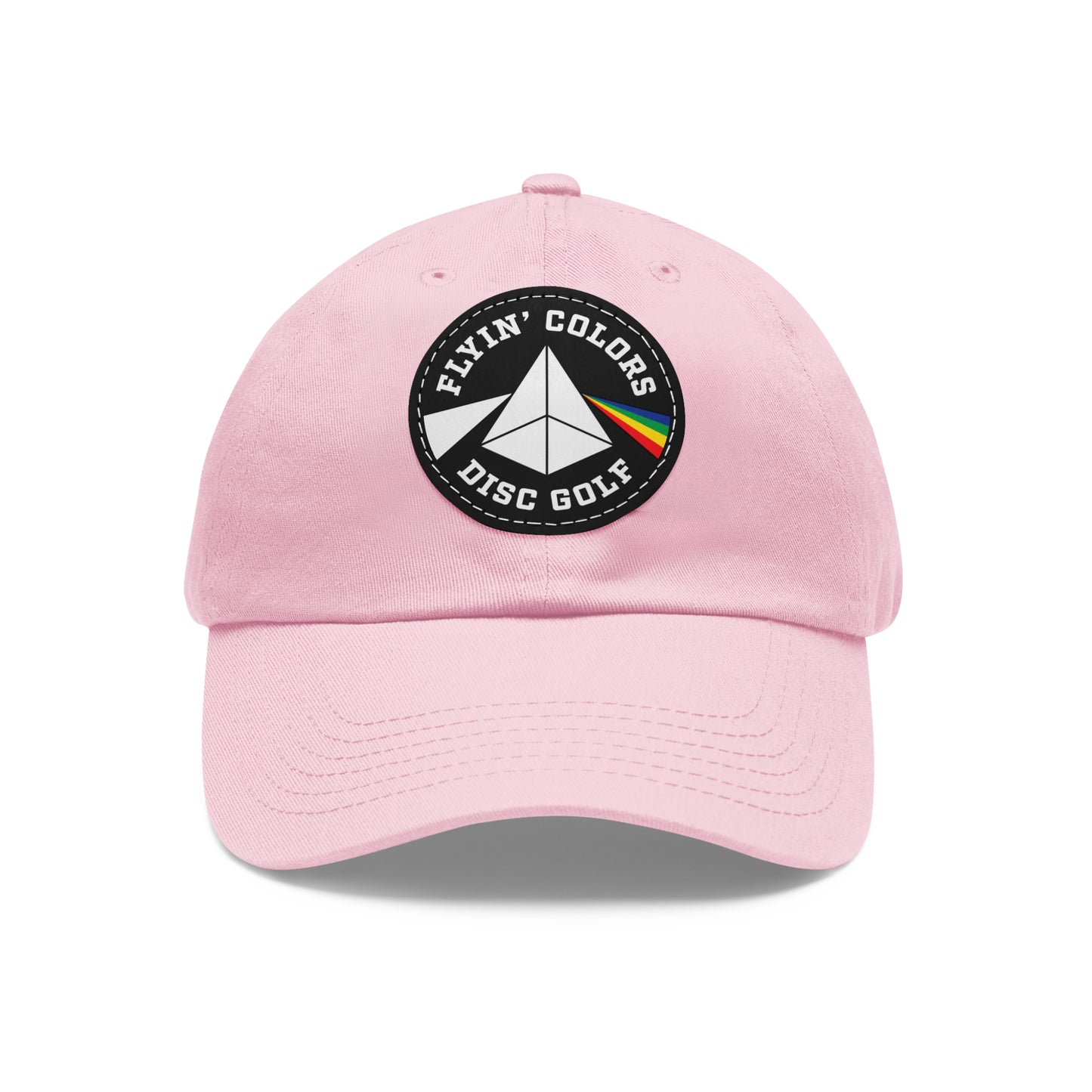 Dad Hat with Leather Flyin Colors Patch (Round)