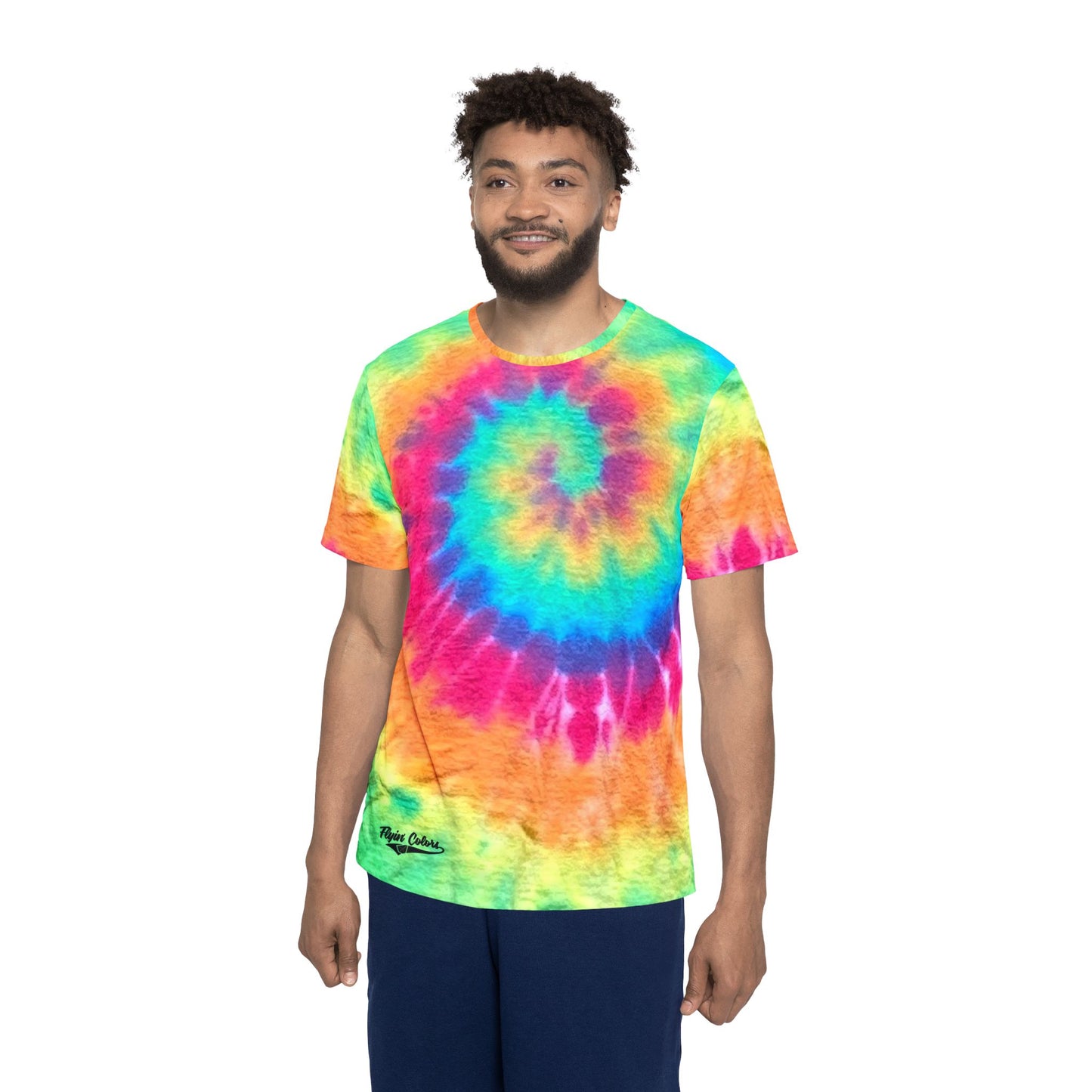Flyin Colors Team Men's Sports Jersey Tiedye