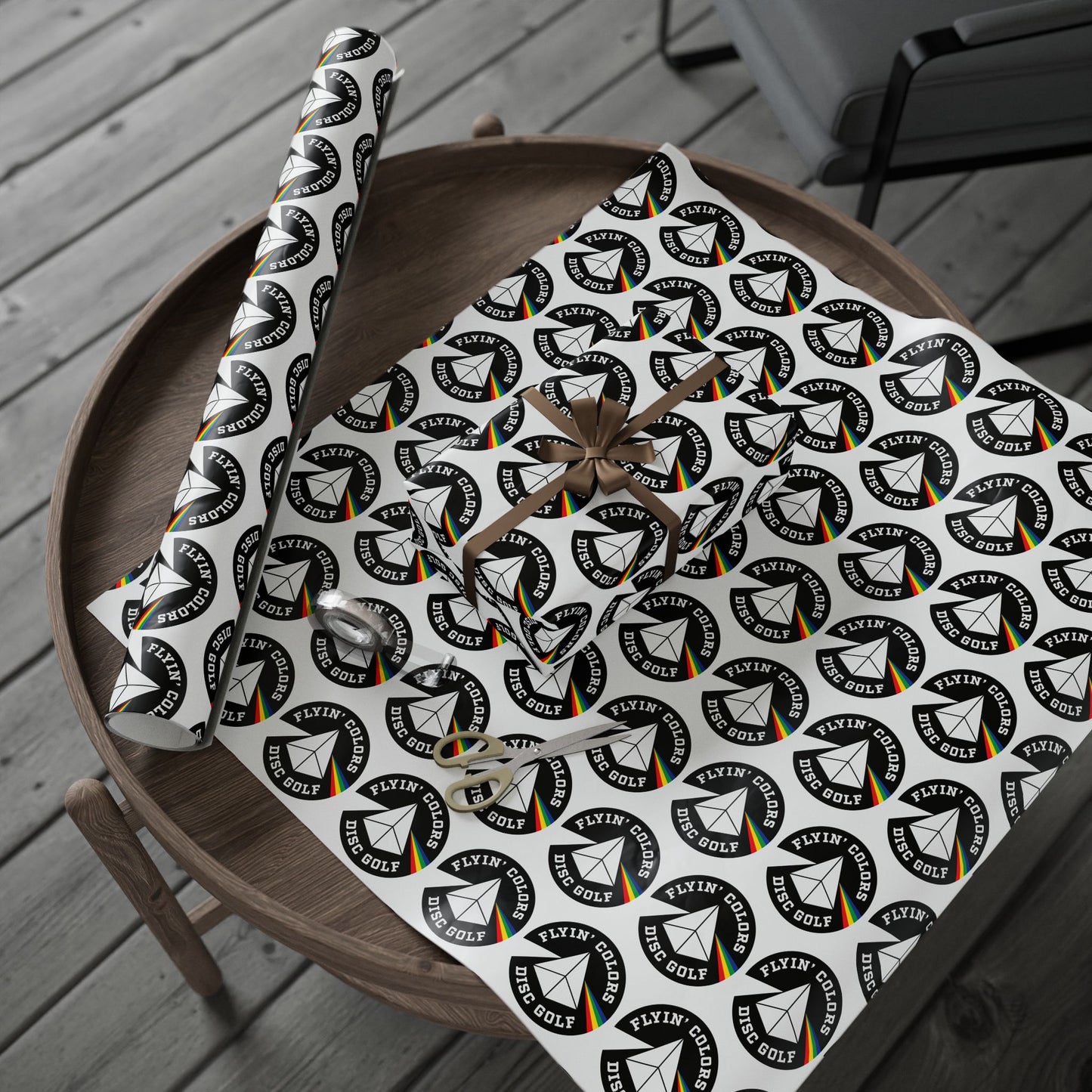 Flyin Colors Disc Golf Wrapping Papers #3 Flyin Colors Prism Logo