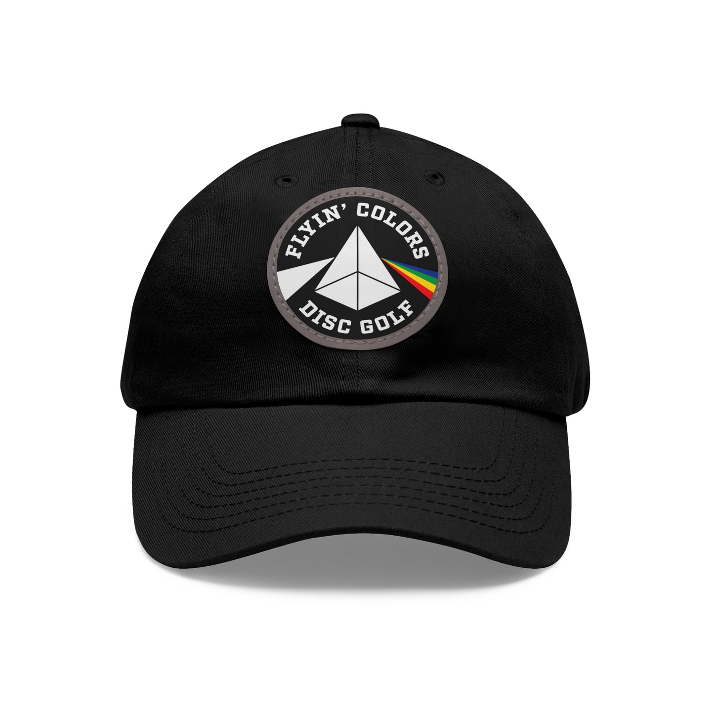 Dad Hat with Leather Flyin Colors Patch (Round)