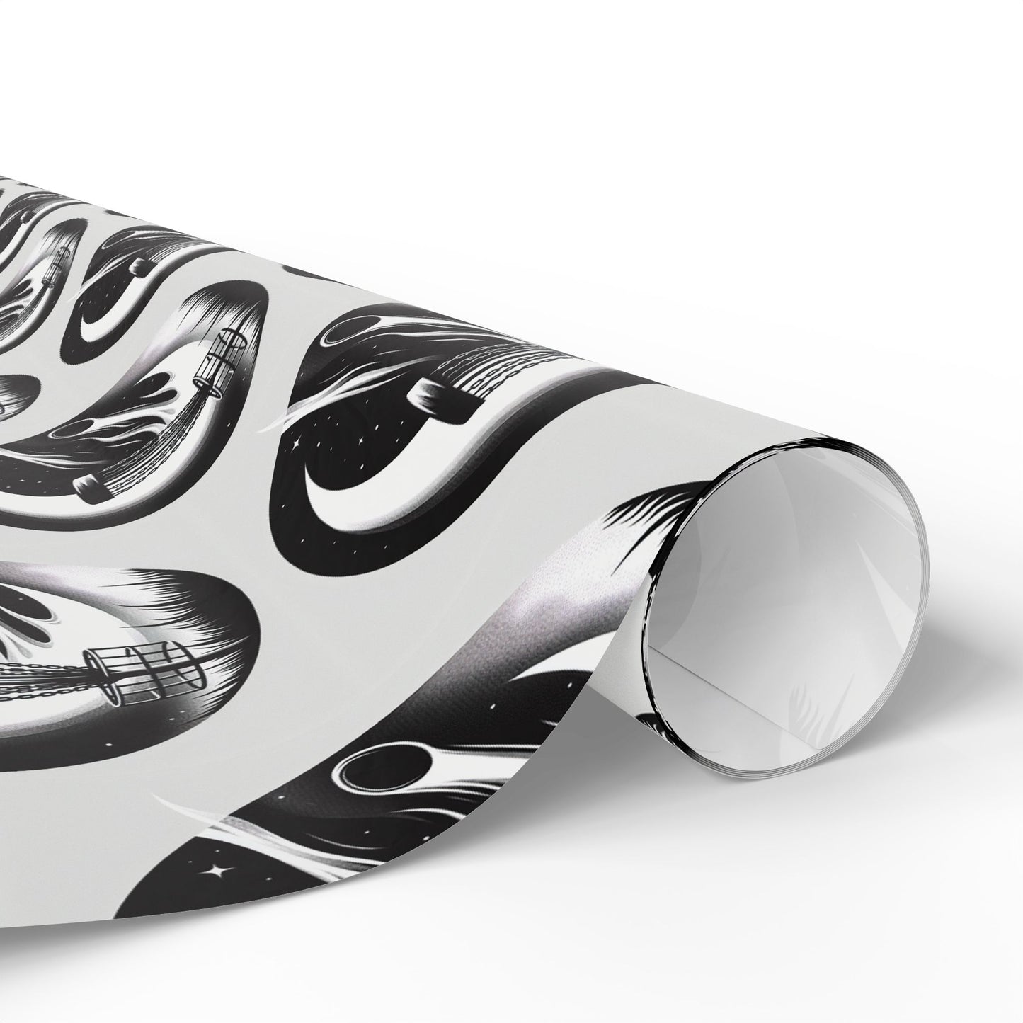 Flyin Colors Disc Golf Wrapping Papers #5 Moon/Basket Logo