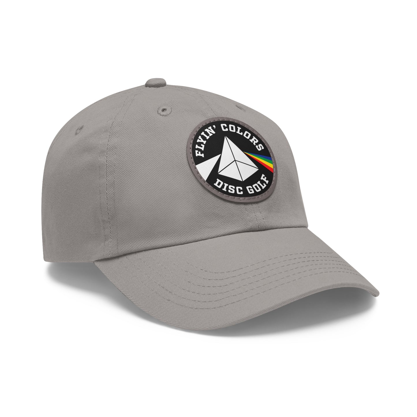 Dad Hat with Leather Flyin Colors Patch (Round)