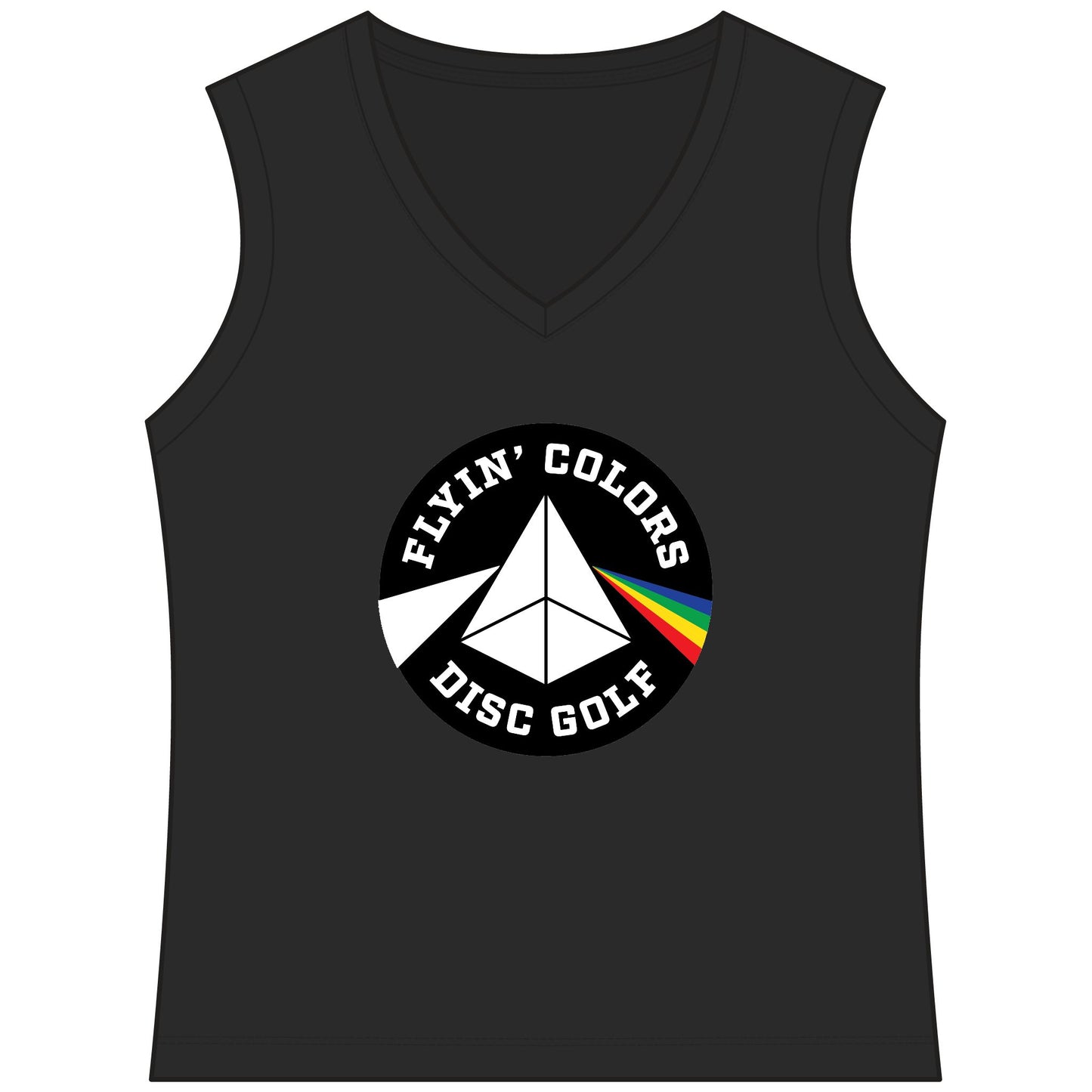 Flyin Colors Women's Sleeveless PosiCharge Competitor V-Neck Tee