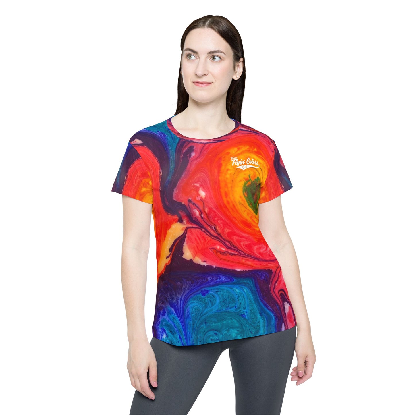 Team Limited Edition Women's Sports Custom Jersey Flyin Colors 001