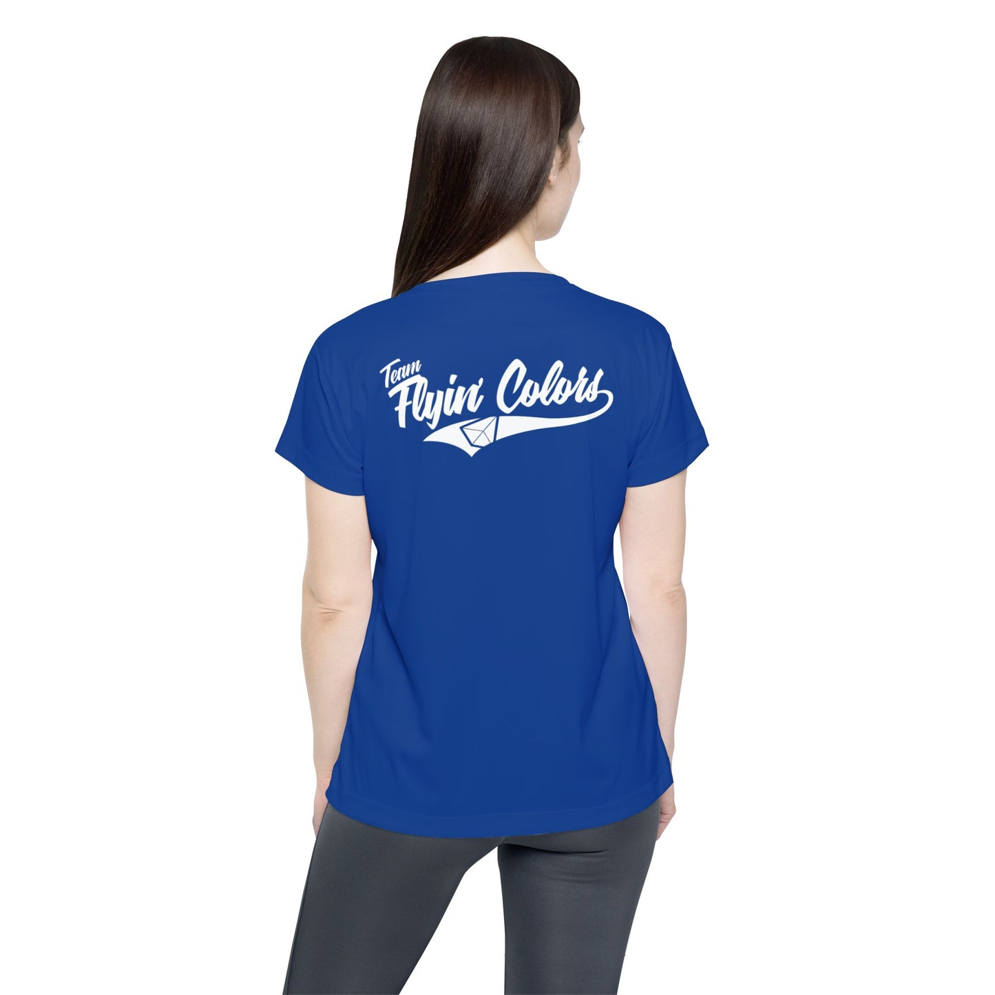 Women's Sports Blue Jersey Team Flyin Colors