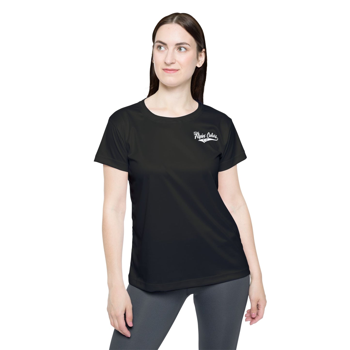 Women's Sports Black Jersey Team Flyin Colors