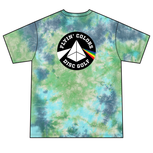 Unisex Crystal Tie-Dye Tee with Flyin Colors logo
